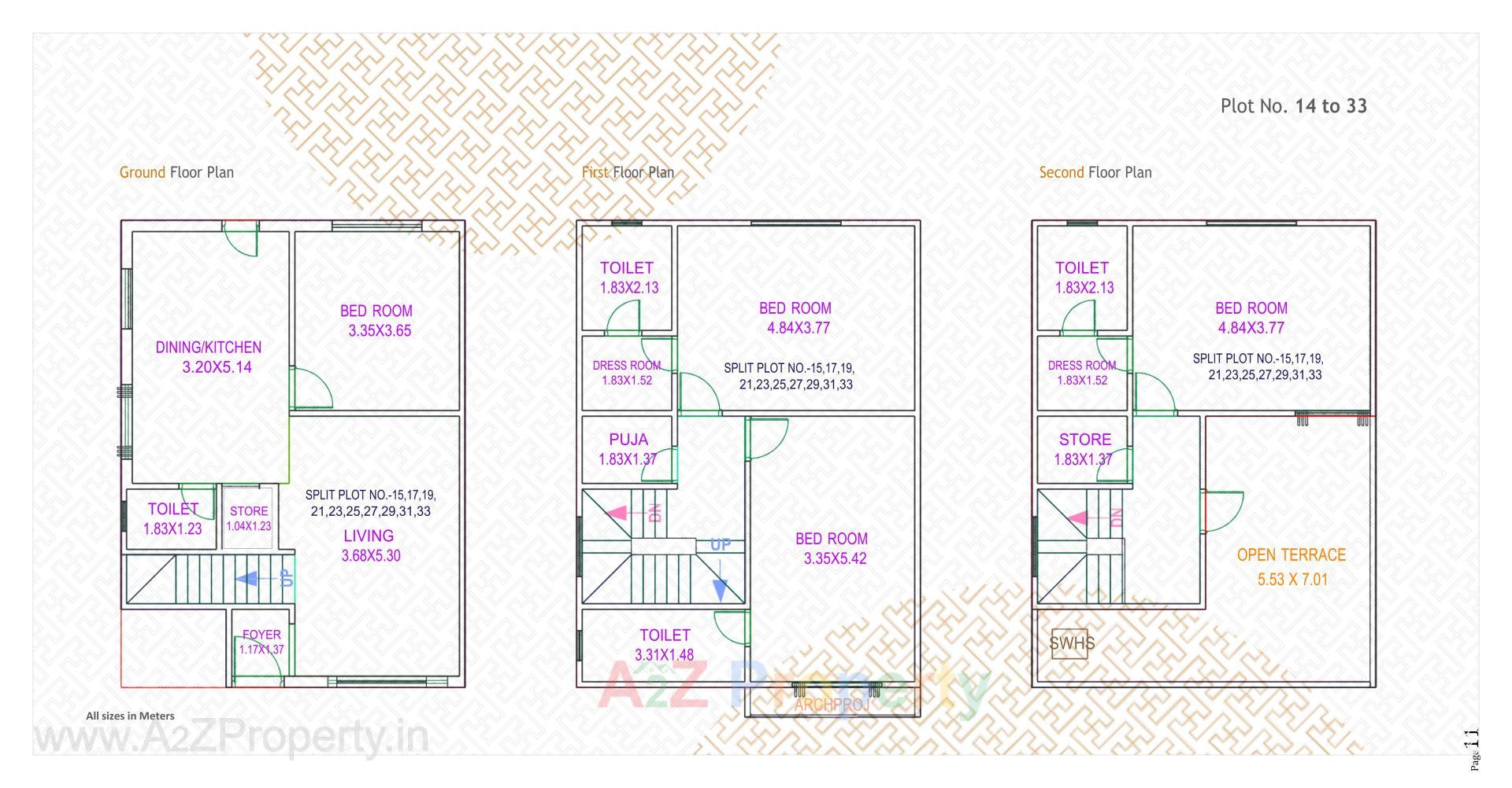 Layout of real estate project Swastik Castillo located at Bil, Vadodara, Gujarat