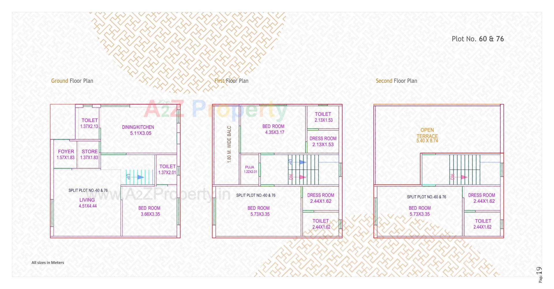 Layout of real estate project Swastik Castillo located at Bil, Vadodara, Gujarat