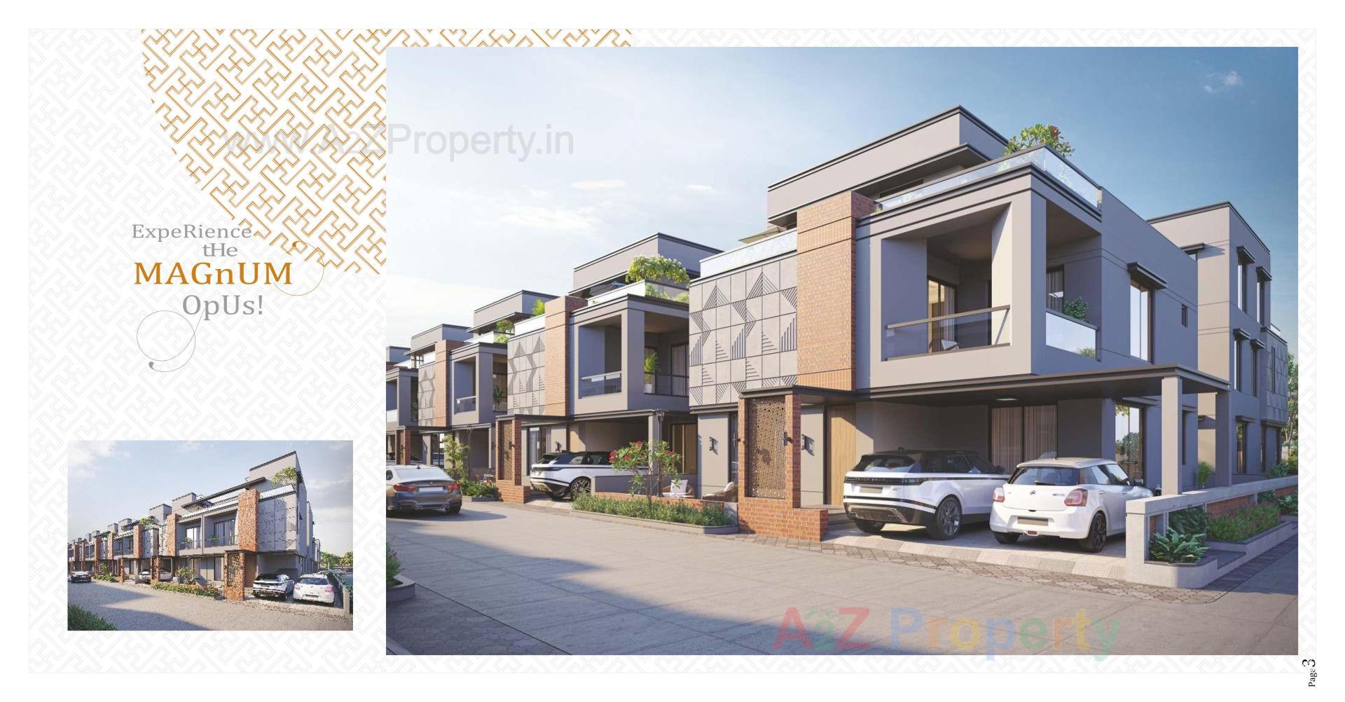 3D Elevation of real estate project Swastik Castillo located at Bil, Vadodara, Gujarat