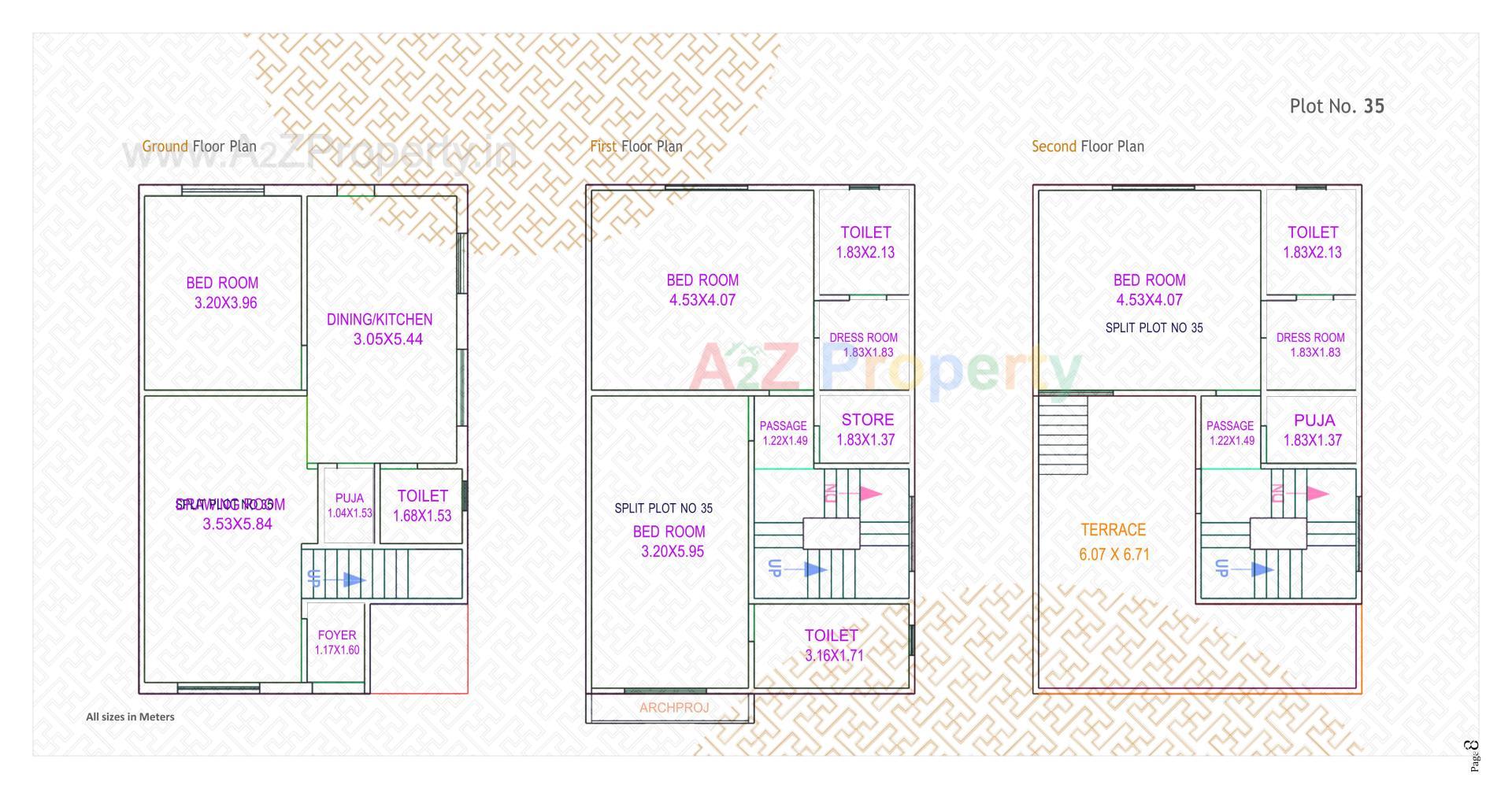 Layout of real estate project Swastik Castillo located at Bil, Vadodara, Gujarat