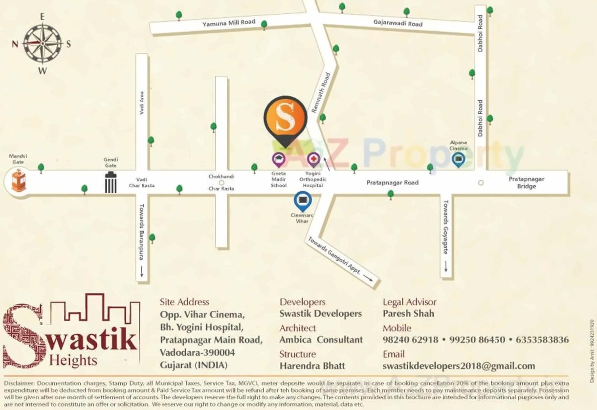  of real estate project Swastik Heights located at Vadodara, Vadodara, Gujarat