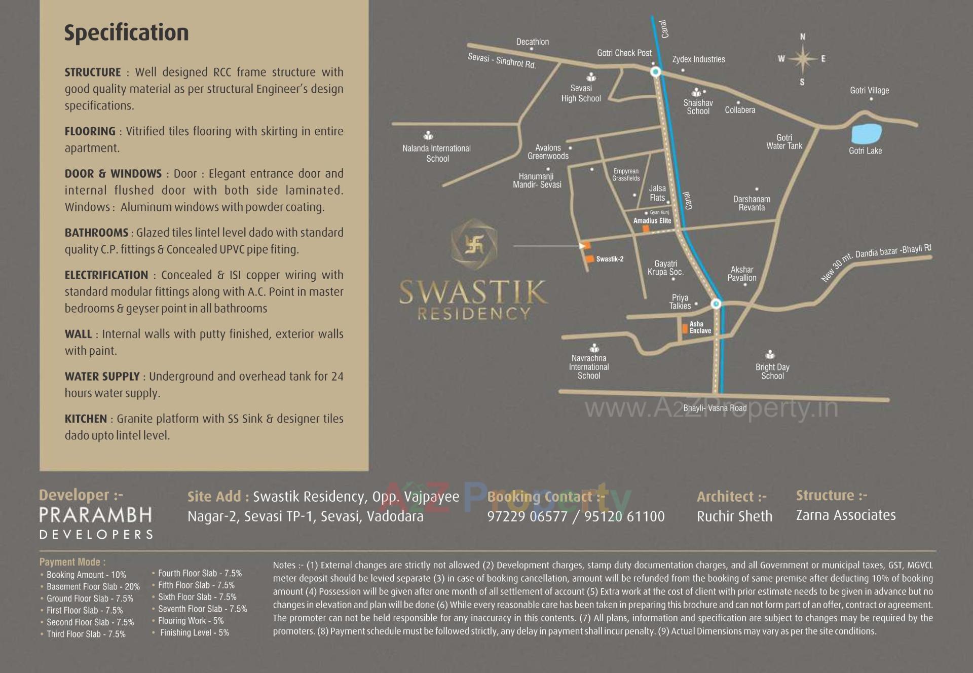  of real estate project Swastik Residency located at Vadodara, Vadodara, Gujarat