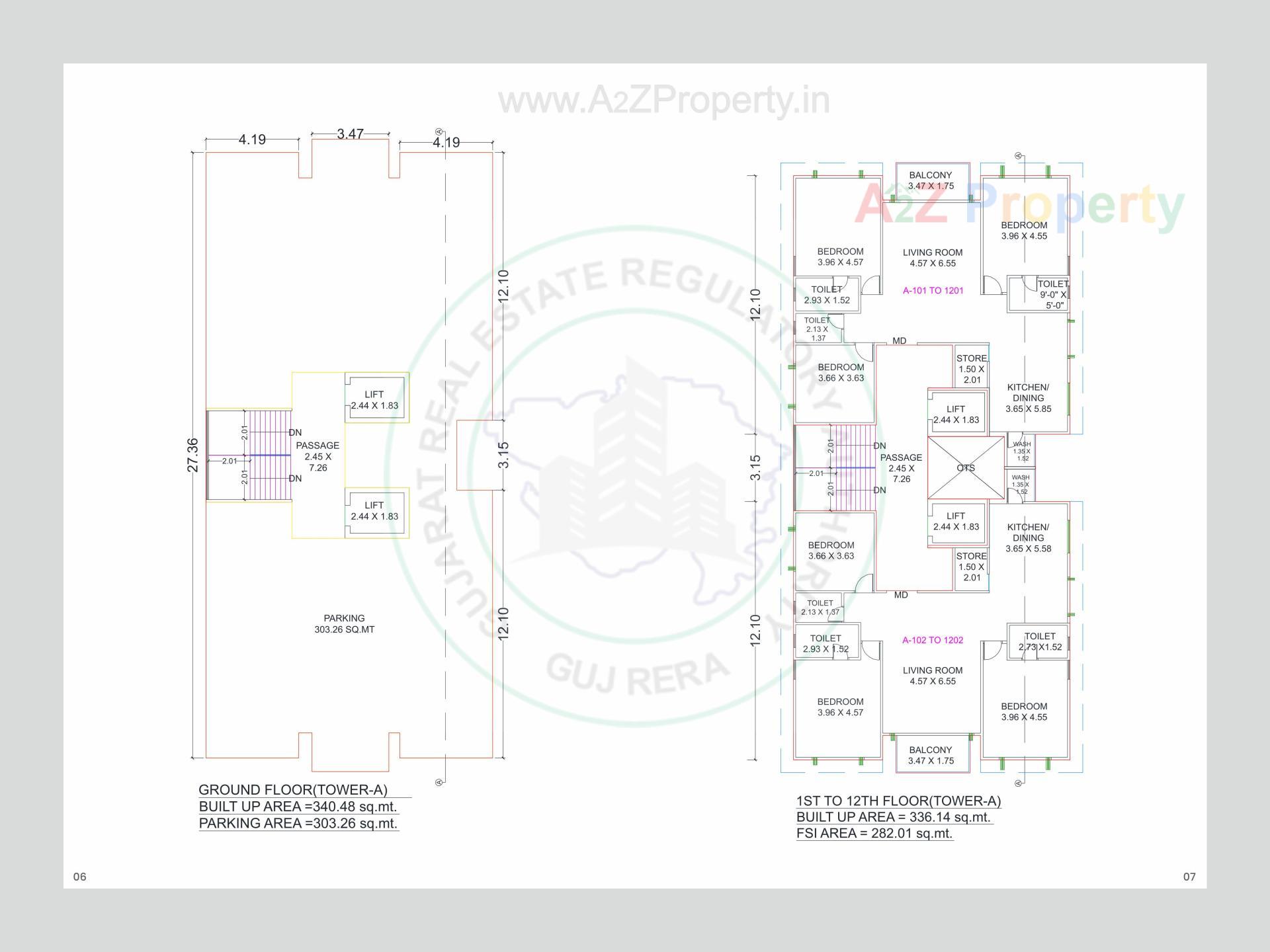  of real estate project Swastika Empire located at Ankodia, Vadodara, Gujarat