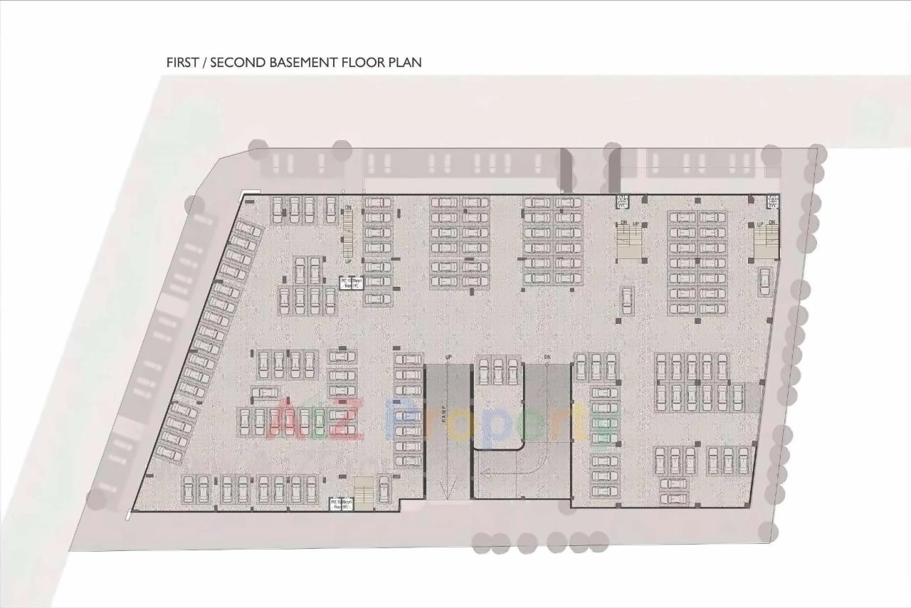 Layout of real estate project Swc Hub located at Bhayli, Vadodara, Gujarat