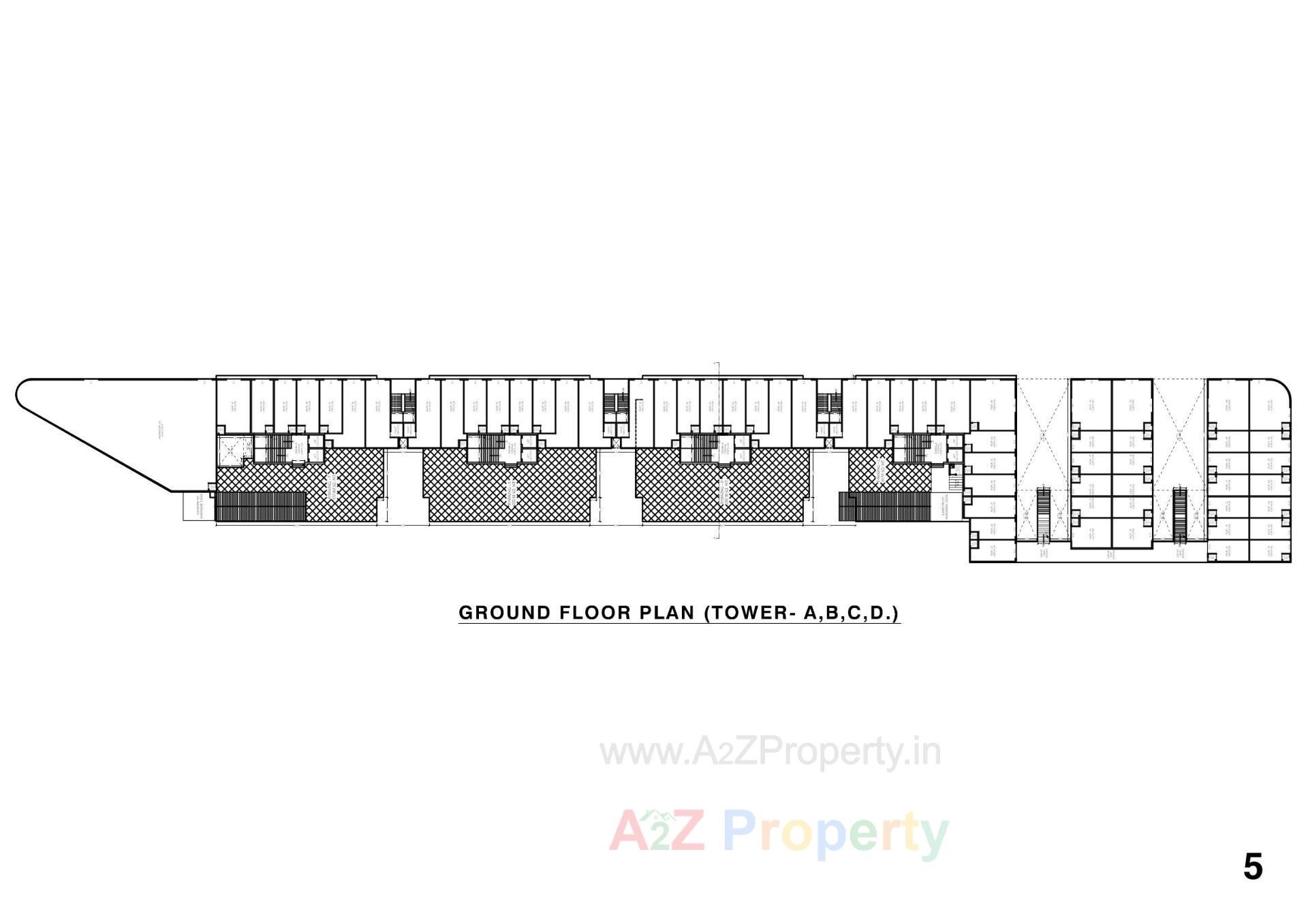 Layout of real estate project Synnove Atmosphere located at Sevasi, Vadodara, Gujarat