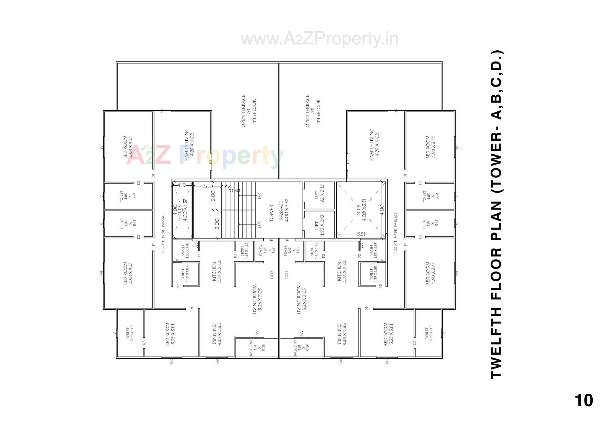 Layout of real estate project Synnove Atmosphere located at Sevasi, Vadodara, Gujarat