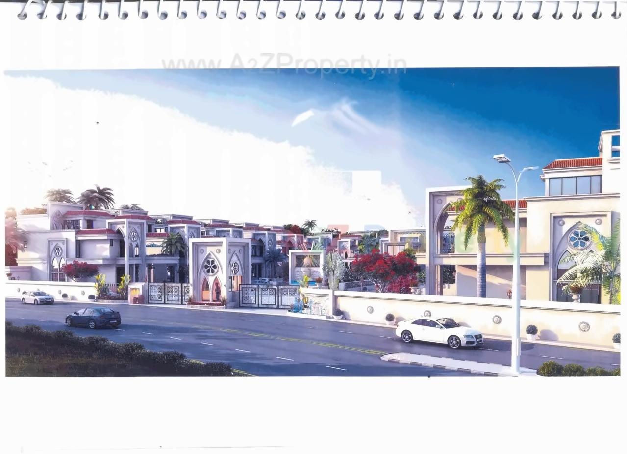 3D Elevation of real estate project Synnove Palatials located at Gotri, Vadodara, Gujarat