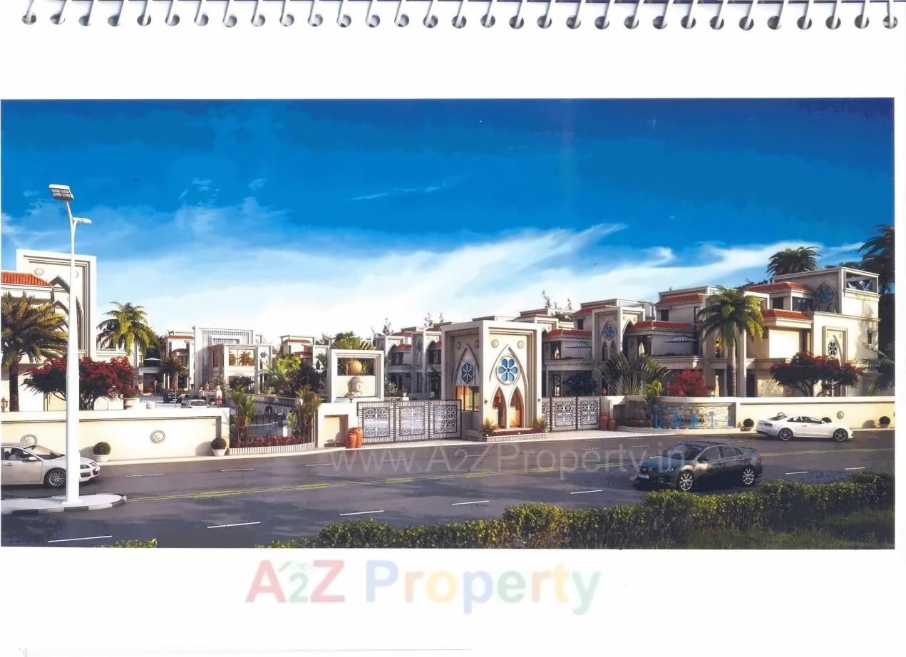 3D Elevation of real estate project Synnove Palatials located at Gotri, Vadodara, Gujarat