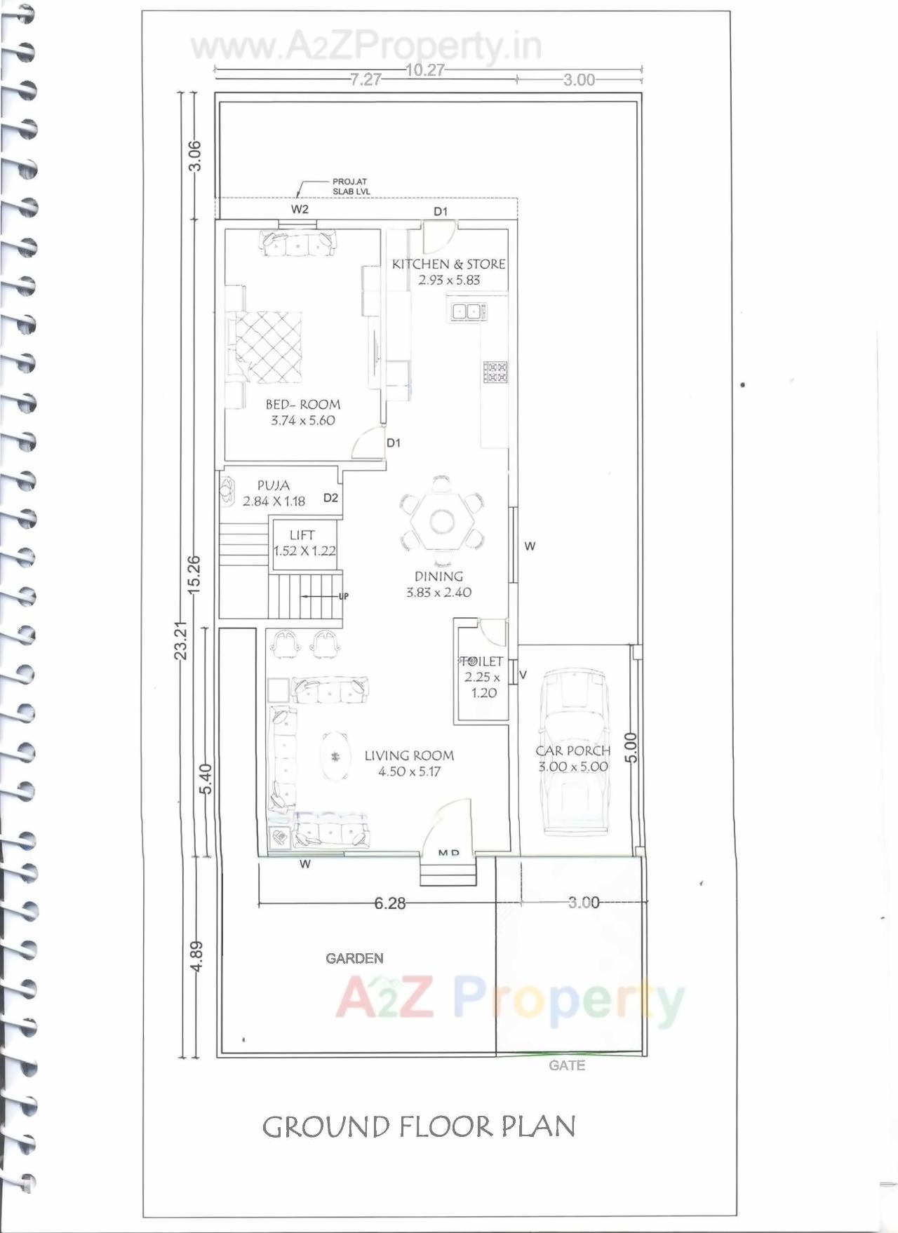 Layout of real estate project Synnove Palatials located at Gotri, Vadodara, Gujarat