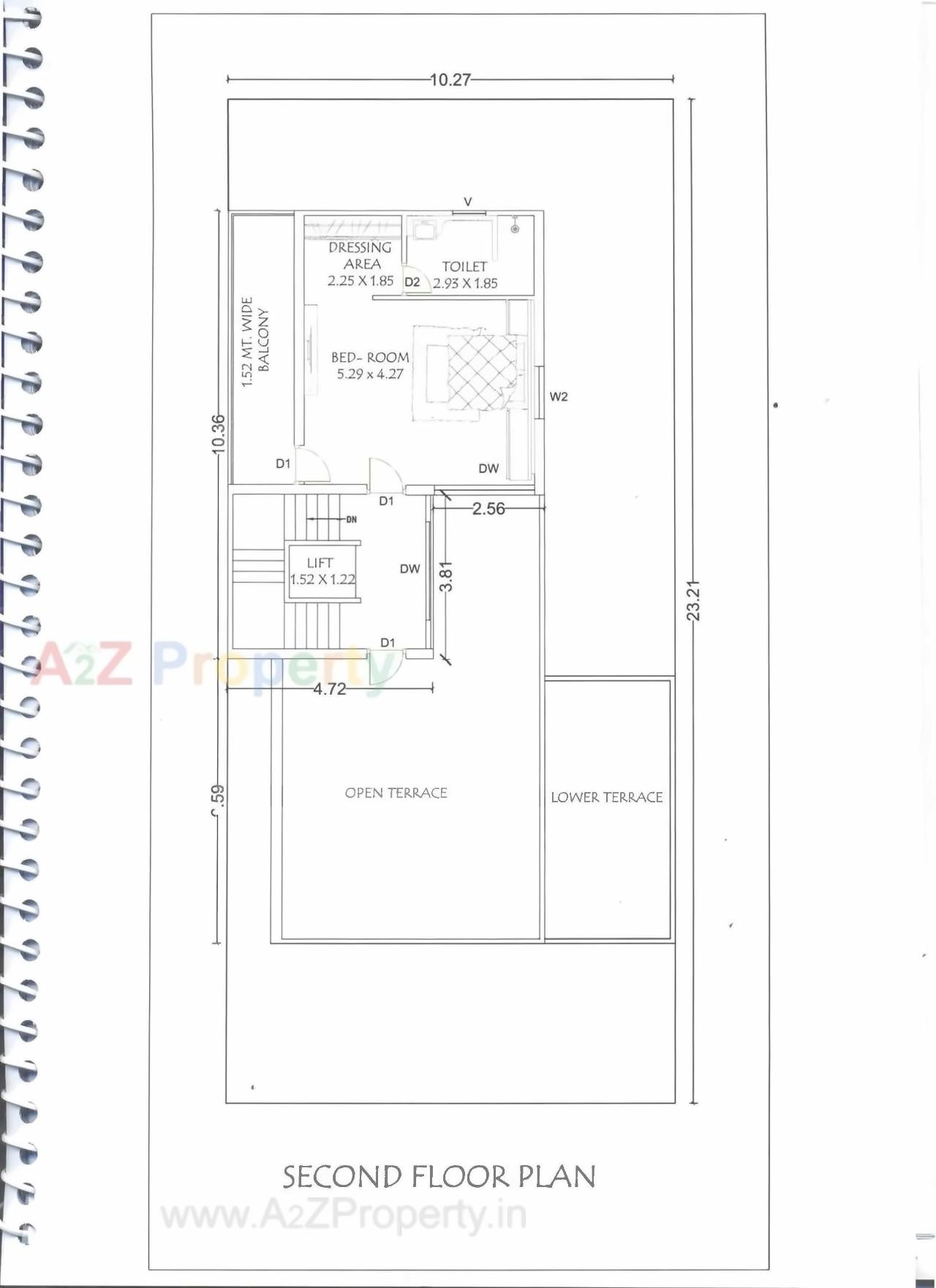 Layout of real estate project Synnove Palatials located at Gotri, Vadodara, Gujarat