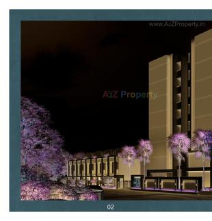 Elevation of real estate project Taj Residency located at Tandalja, Vadodara, Gujarat