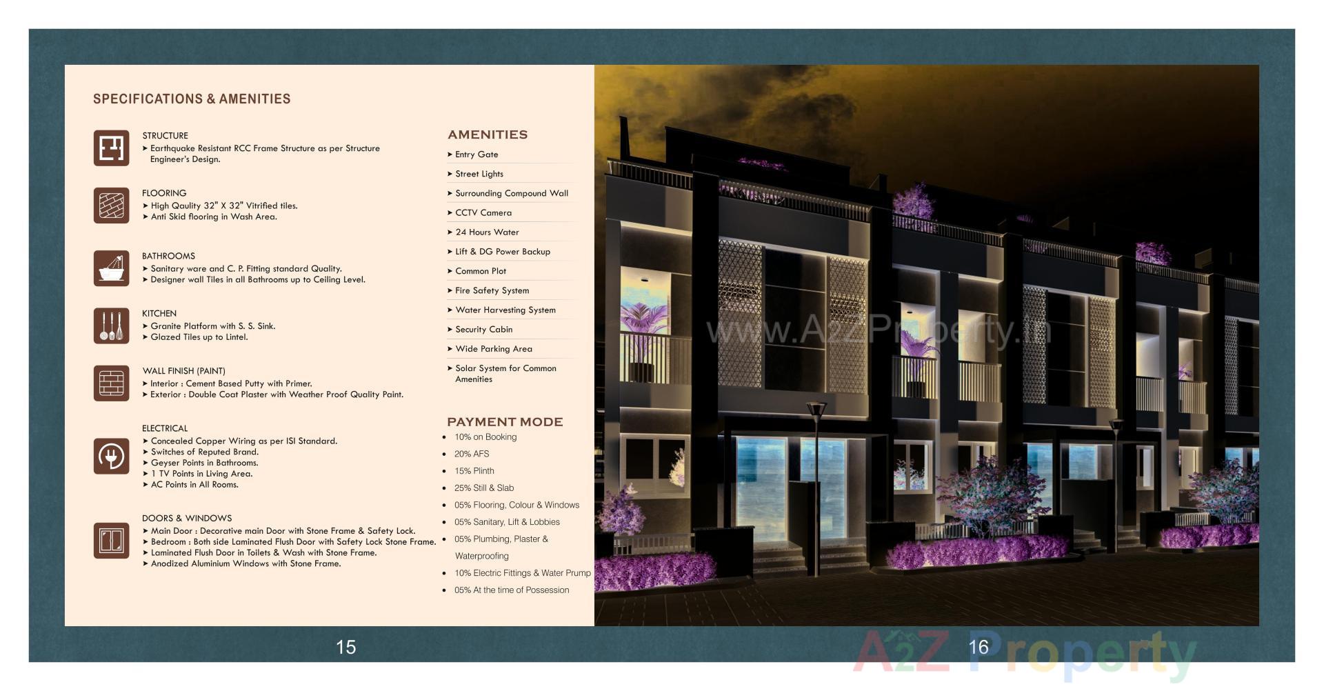  of real estate project Taj Residency located at Tandalja, Vadodara, Gujarat