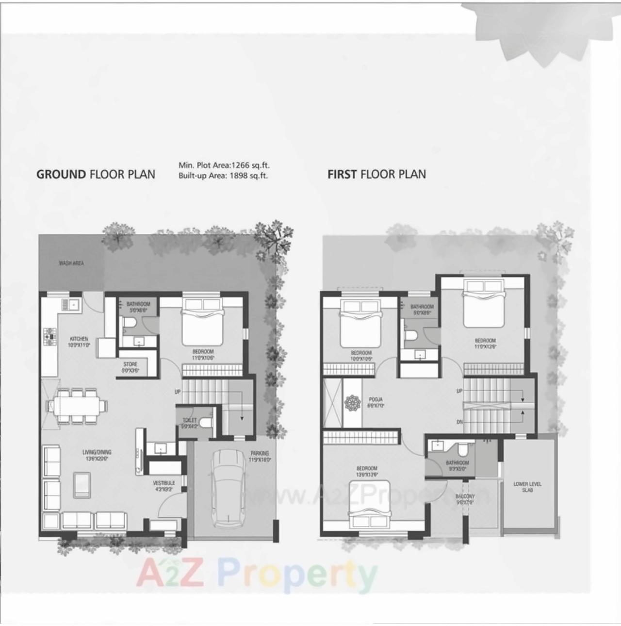 Layout of real estate project Taksh Aura located at Ankhol, Vadodara, Gujarat