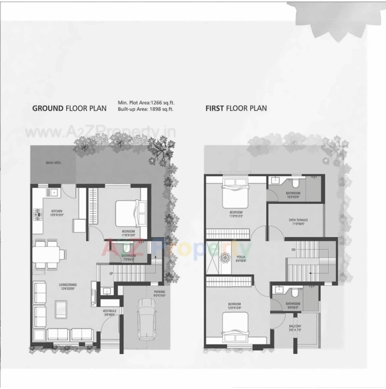 Layout of real estate project Taksh Aura located at Ankhol, Vadodara, Gujarat