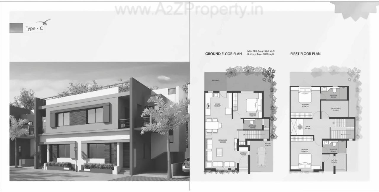Layout of real estate project Taksh Aura located at Ankhol, Vadodara, Gujarat