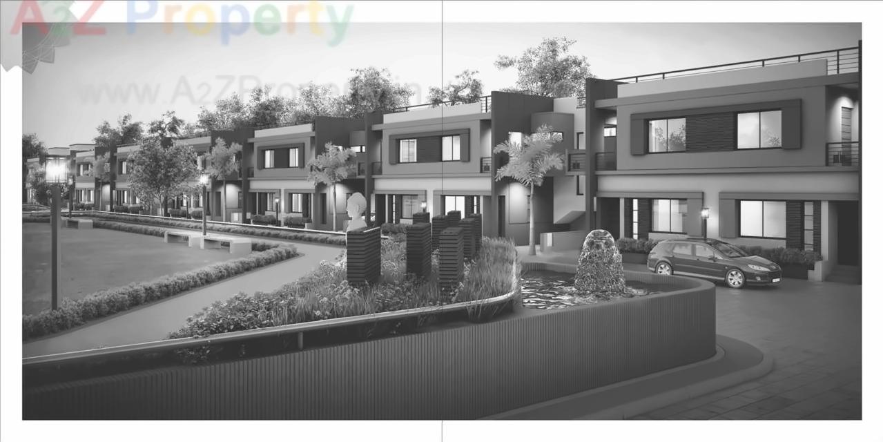 3D Elevation of real estate project Taksh Aura located at Ankhol, Vadodara, Gujarat