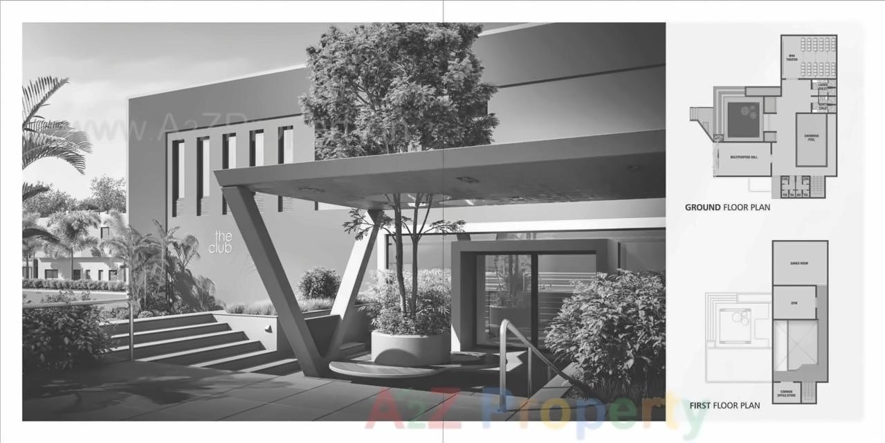 3D Elevation of real estate project Taksh Aura located at Ankhol, Vadodara, Gujarat