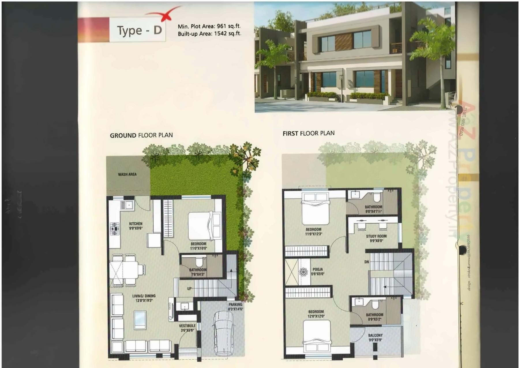 Layout of real estate project Taksh Aura located at Hanumanpura, Vadodara, Gujarat