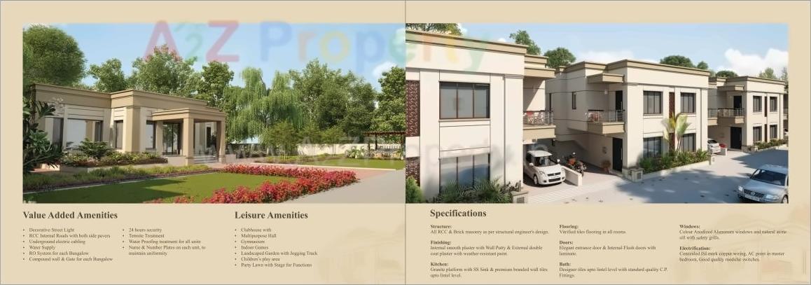 3D Elevation of real estate project Taksh Divine located at Ankhol, Vadodara, Gujarat