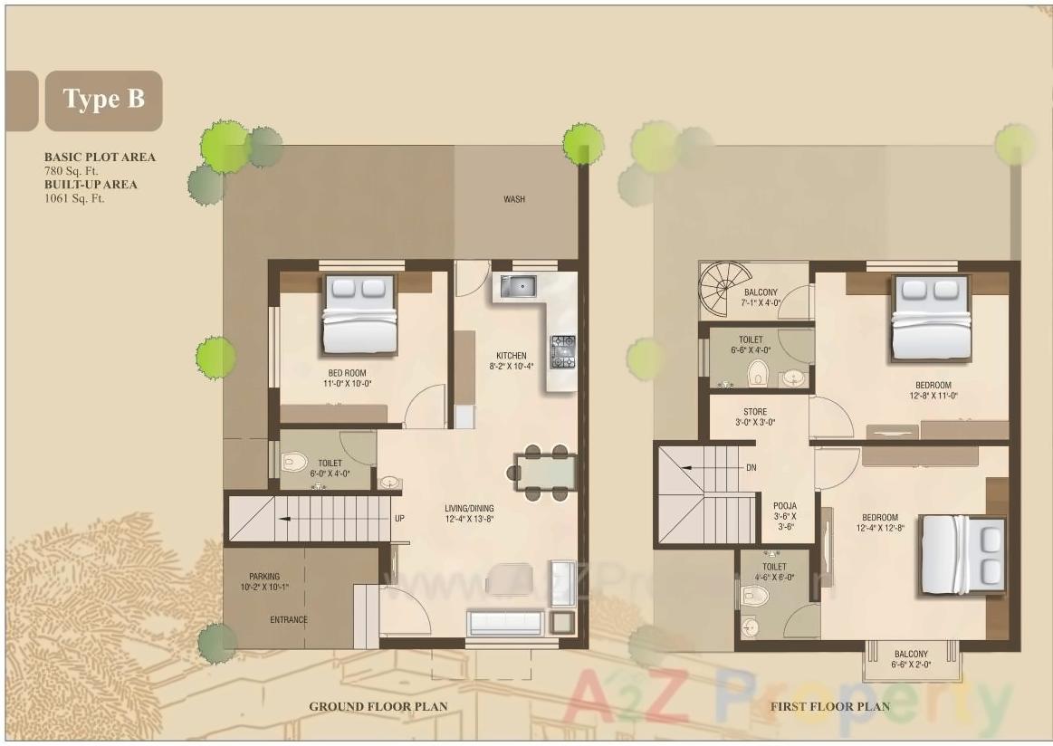 Layout of real estate project Taksh Divine located at Ankhol, Vadodara, Gujarat