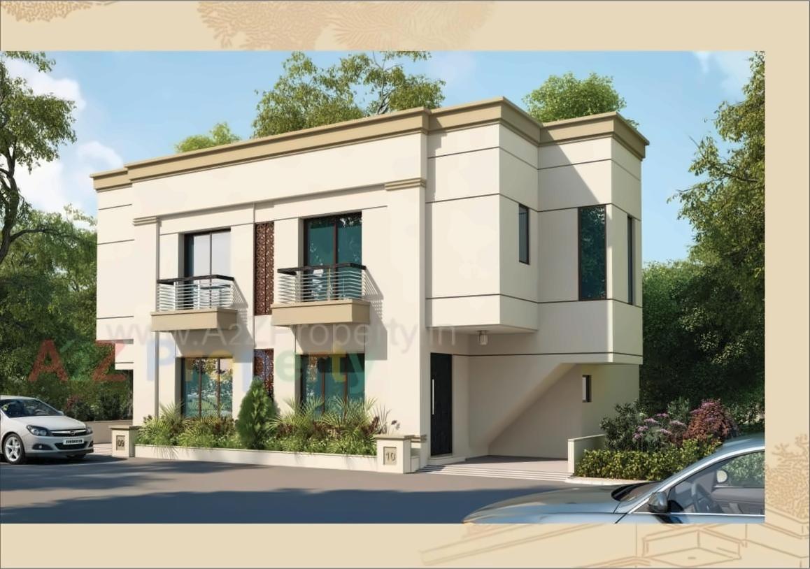 3D Elevation of real estate project Taksh Divine located at Ankhol, Vadodara, Gujarat