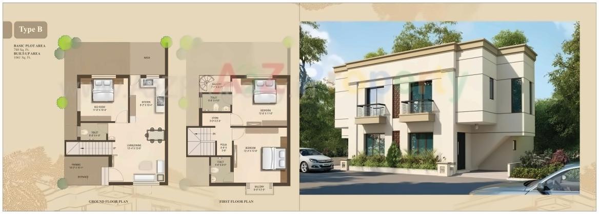 Layout of real estate project Taksh Divine located at Ankhol, Vadodara, Gujarat