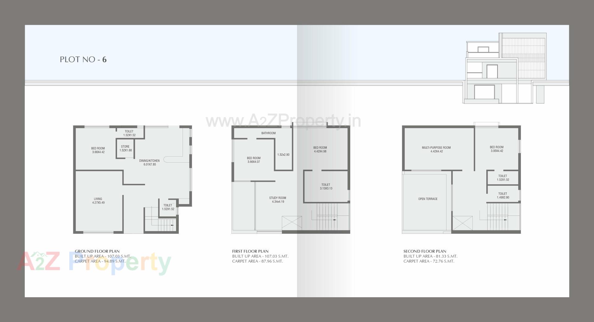 Layout of real estate project Taksh Elanza located at Bhayli, Vadodara, Gujarat