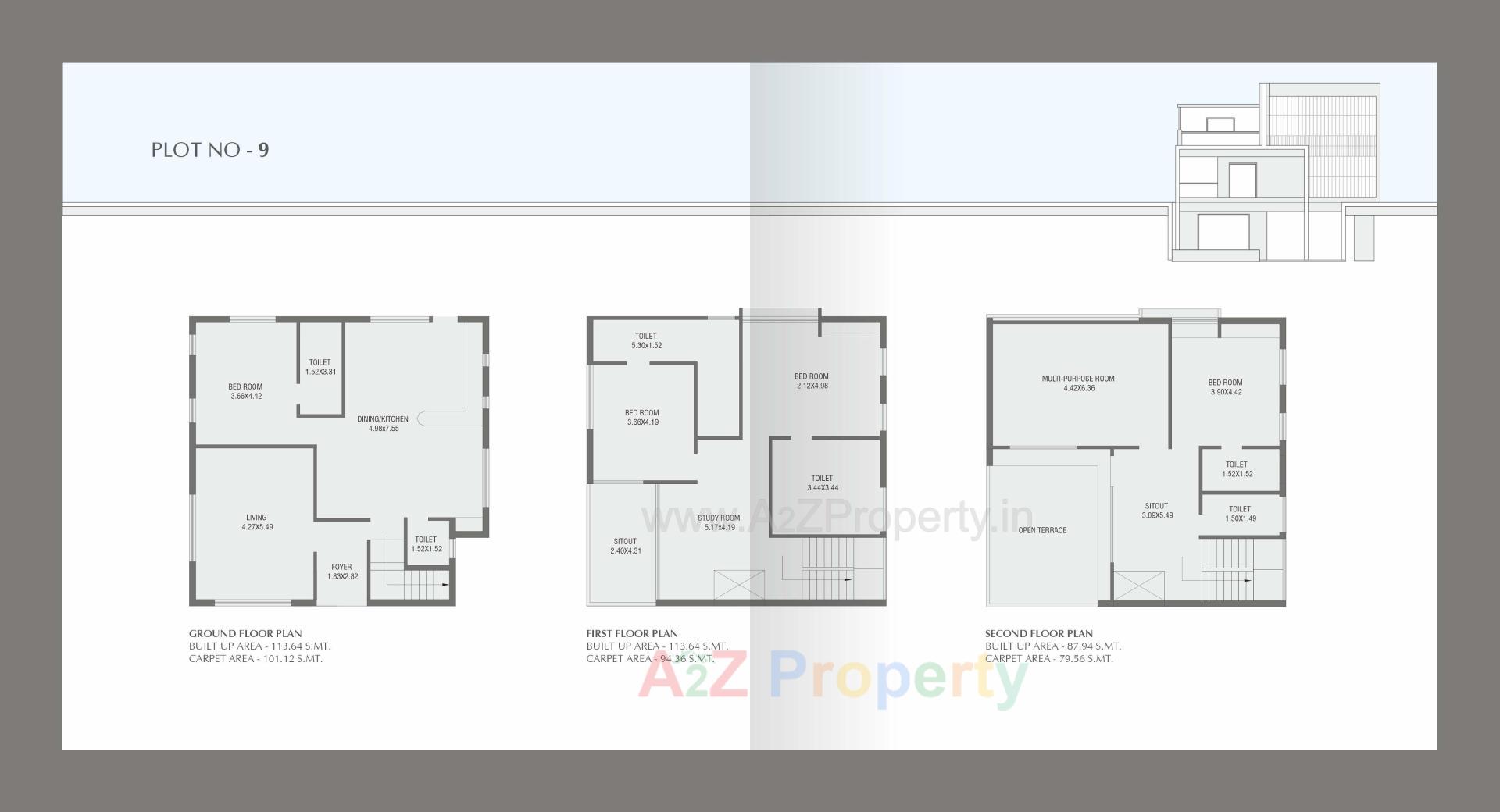 Layout of real estate project Taksh Elanza located at Bhayli, Vadodara, Gujarat