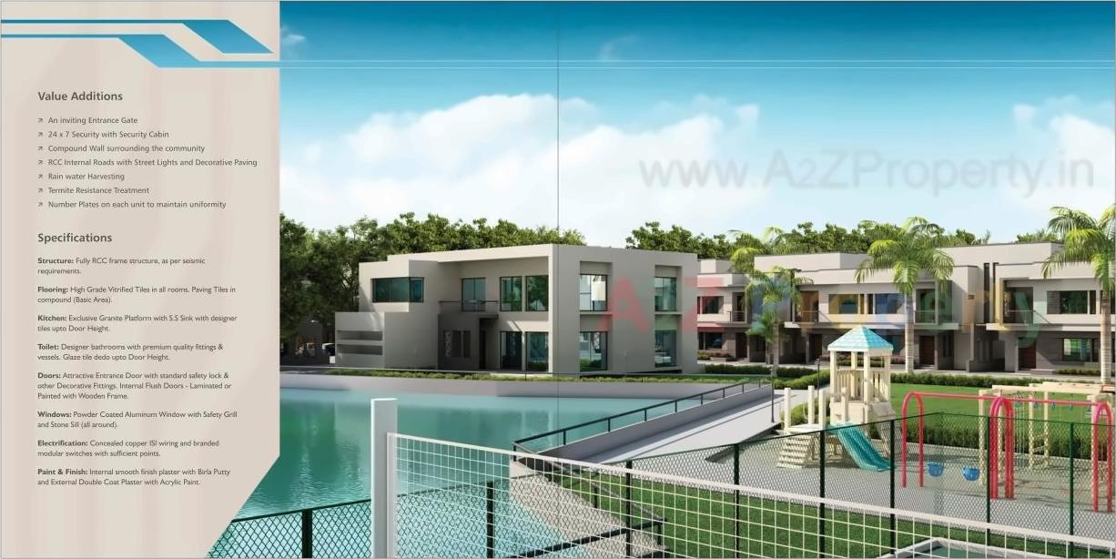 3D Elevation of real estate project Taksh Galaxy located at Bapod, Vadodara, Gujarat