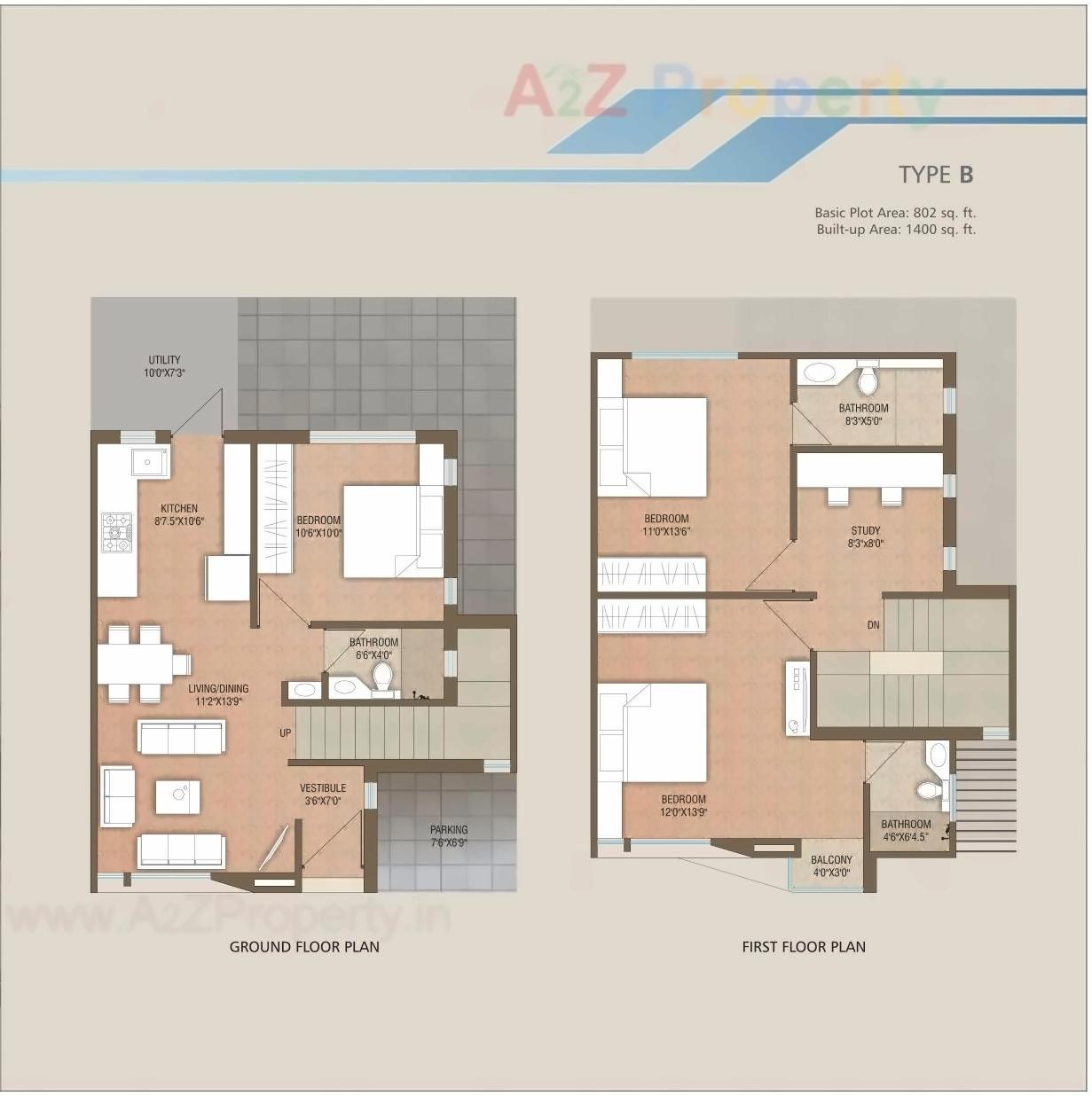 Layout of real estate project Taksh Galaxy located at Bapod, Vadodara, Gujarat