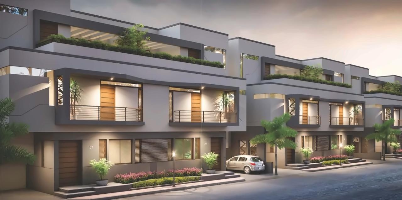 3D Elevation of real estate project Taksh Galaxy located at Bapod, Vadodara, Gujarat