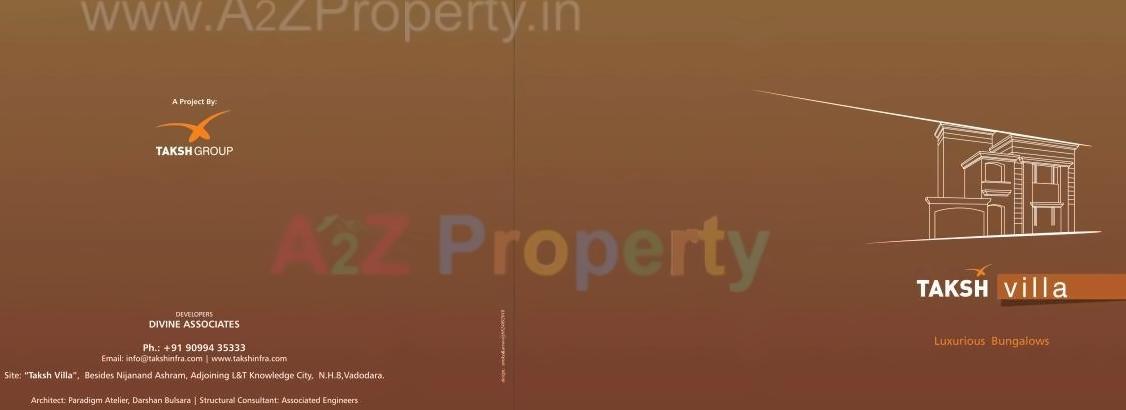  of real estate project Taksh Villa located at Ankhol, Vadodara, Gujarat