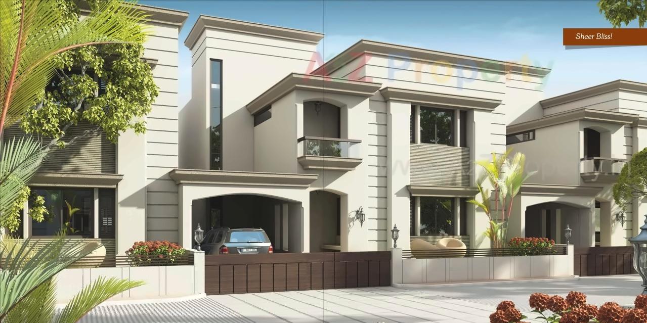 3D Elevation of real estate project Taksh Villa located at Ankhol, Vadodara, Gujarat