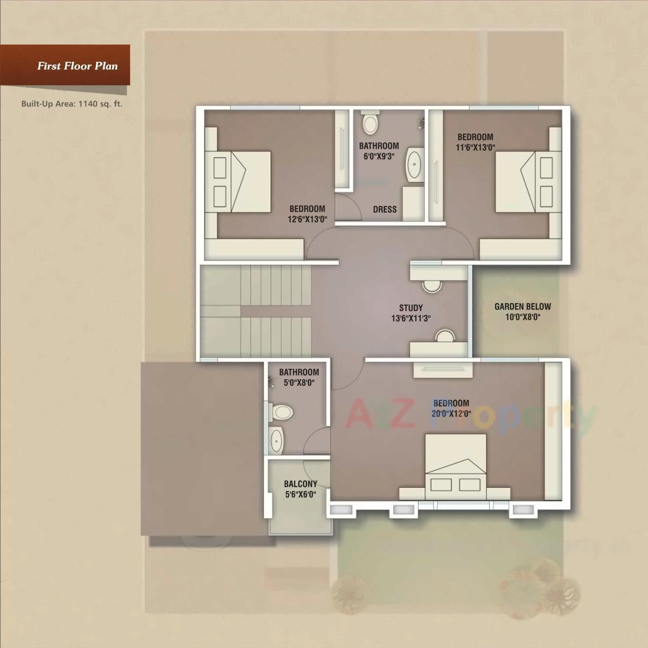 Layout of real estate project Taksh Villa located at Ankhol, Vadodara, Gujarat