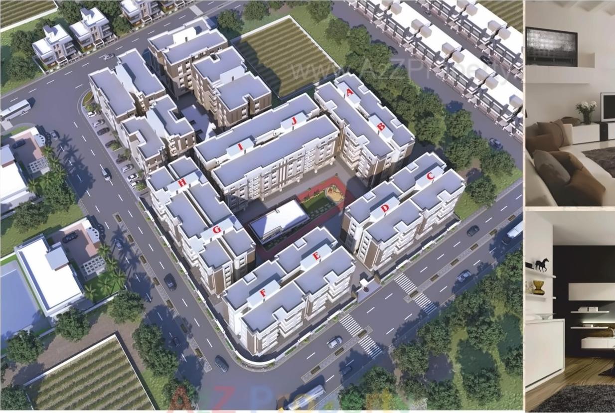 3D Elevation of real estate project Takshashila located at Sevasi, Vadodara, Gujarat