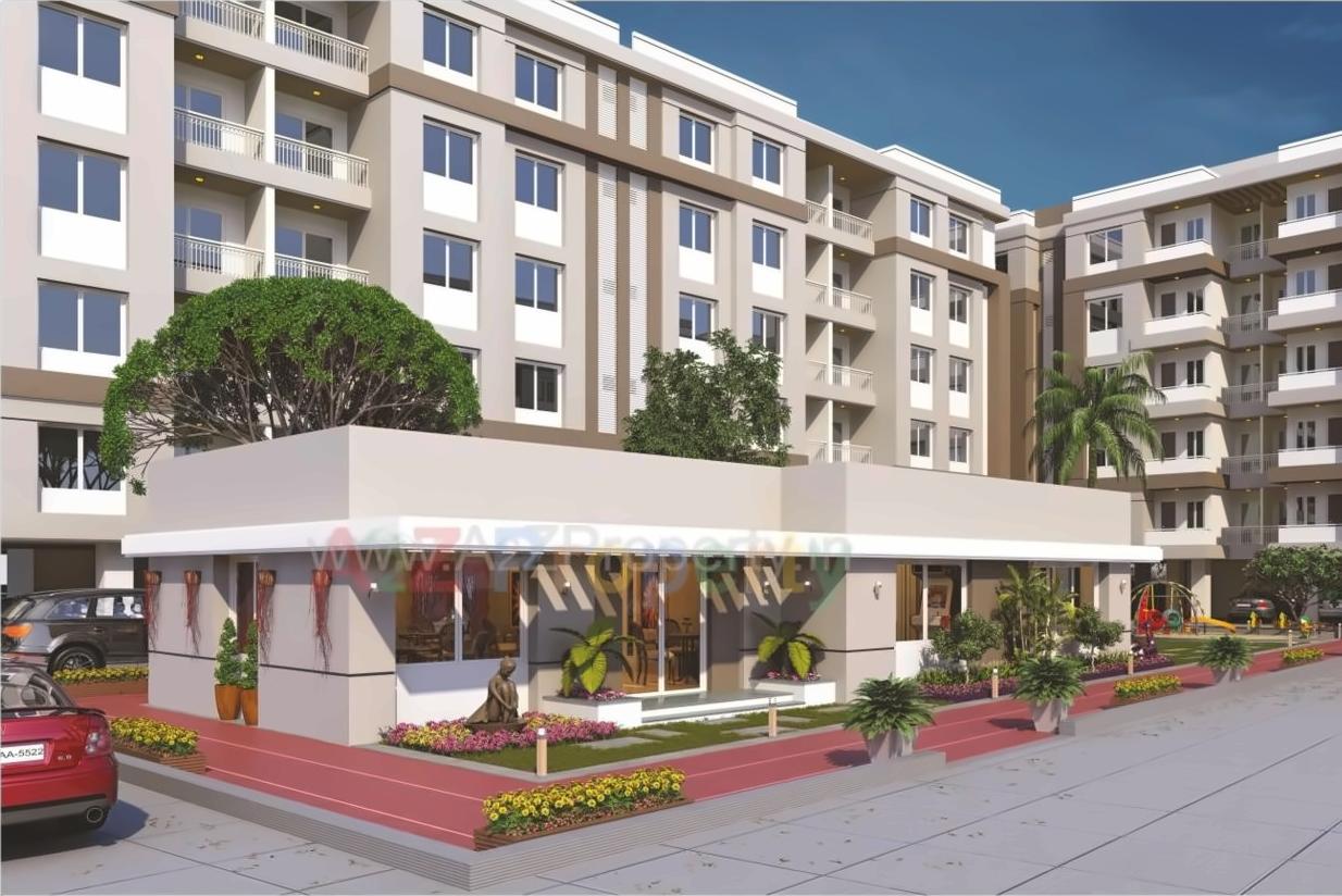 3D Elevation of real estate project Takshashila located at Sevasi, Vadodara, Gujarat