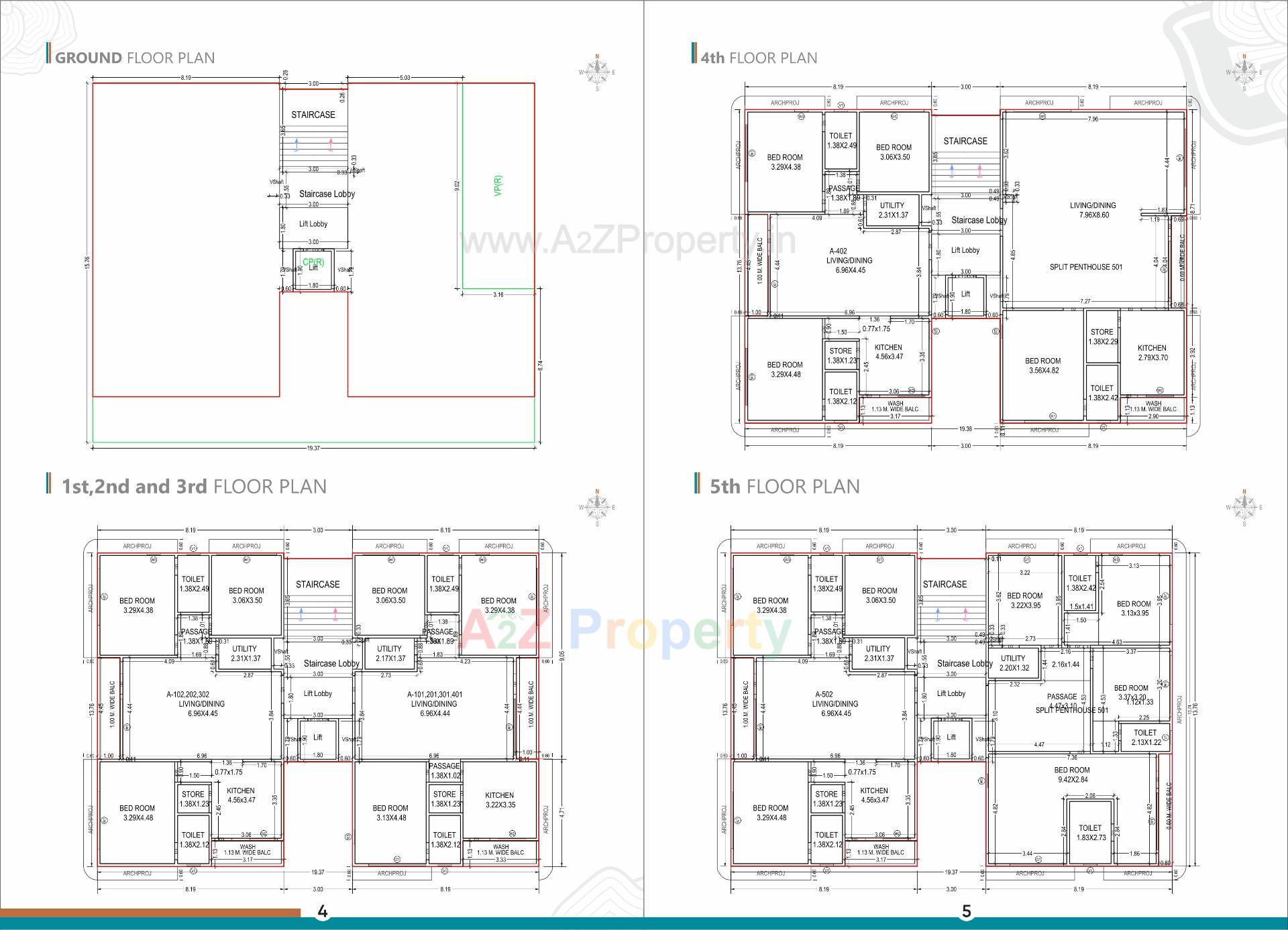 Layout of real estate project Tathastu located at Jetalpur, Vadodara, Gujarat