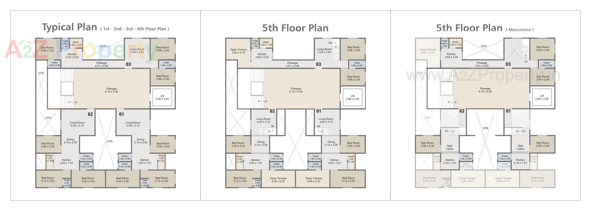 Layout of real estate project Tattvam Status located at Kasba, Vadodara, Gujarat