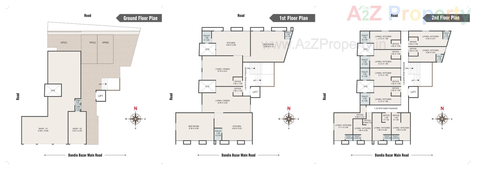 Layout of real estate project Tattvam Upscale located at Vadodara, Vadodara, Gujarat