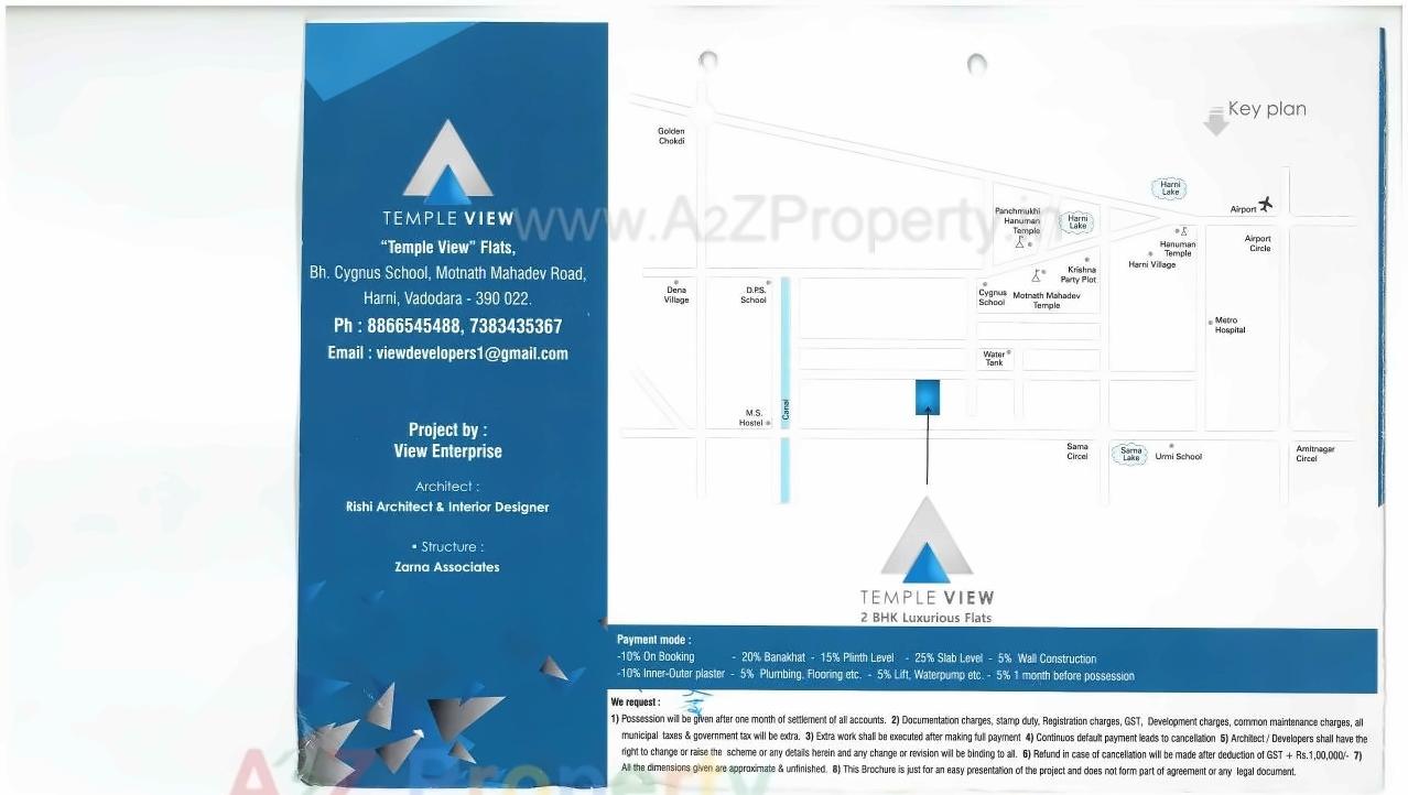  of real estate project Temple View located at Harni, Vadodara, Gujarat