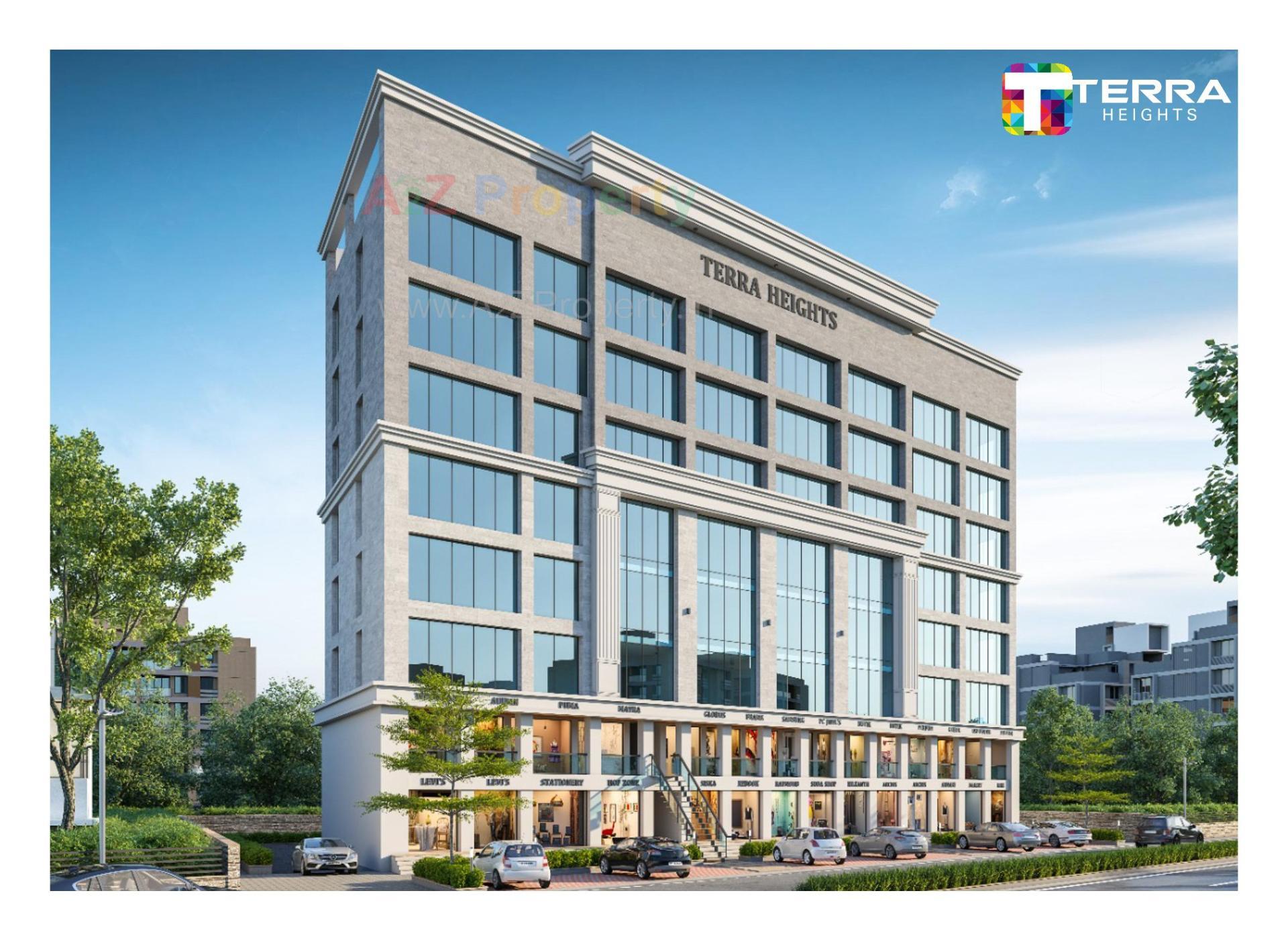 3D Elevation of real estate project Terra Heights located at Atladara, Vadodara, Gujarat