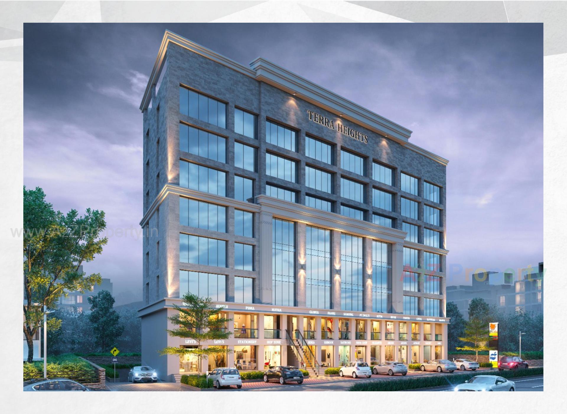 3D Elevation of real estate project Terra Heights located at Atladara, Vadodara, Gujarat