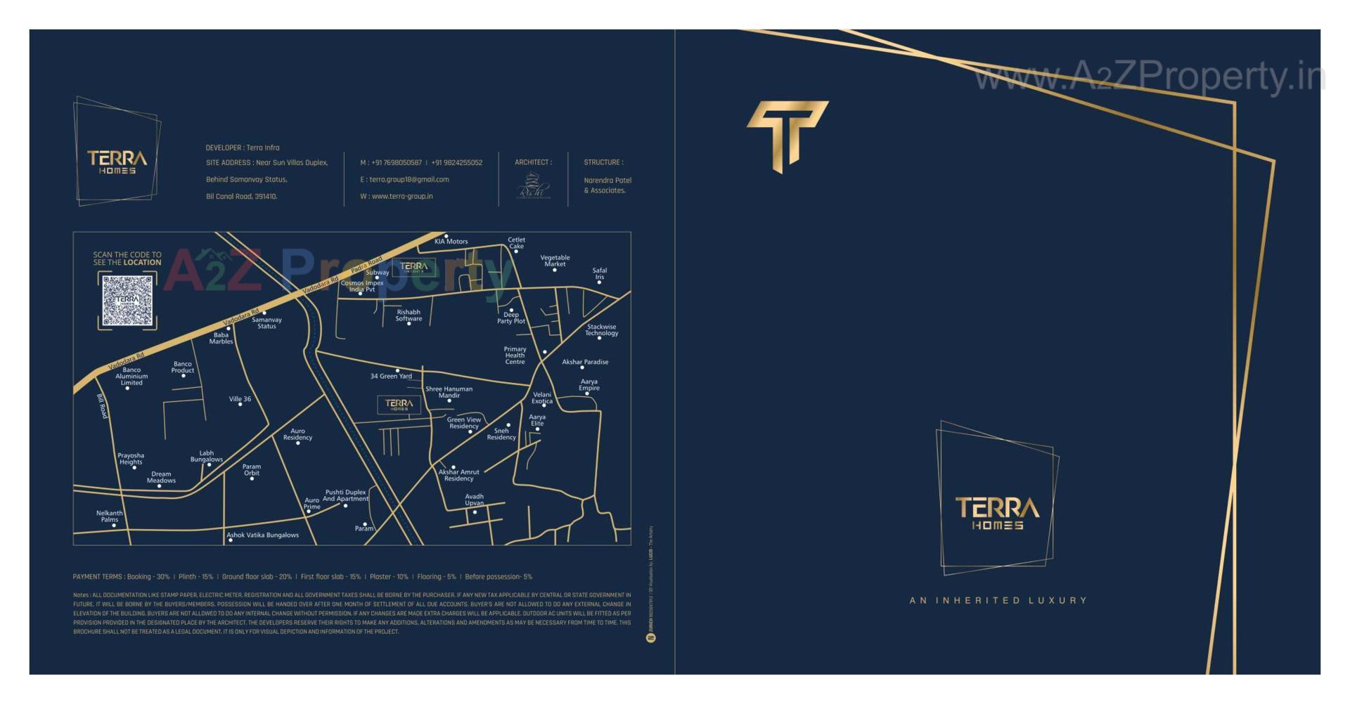  of real estate project Terra Homes located at Bil, Vadodara, Gujarat
