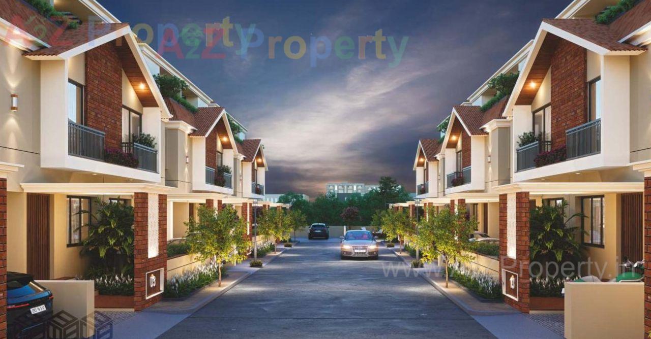 3D Elevation of real estate project Terra Homes located at Bil, Vadodara, Gujarat