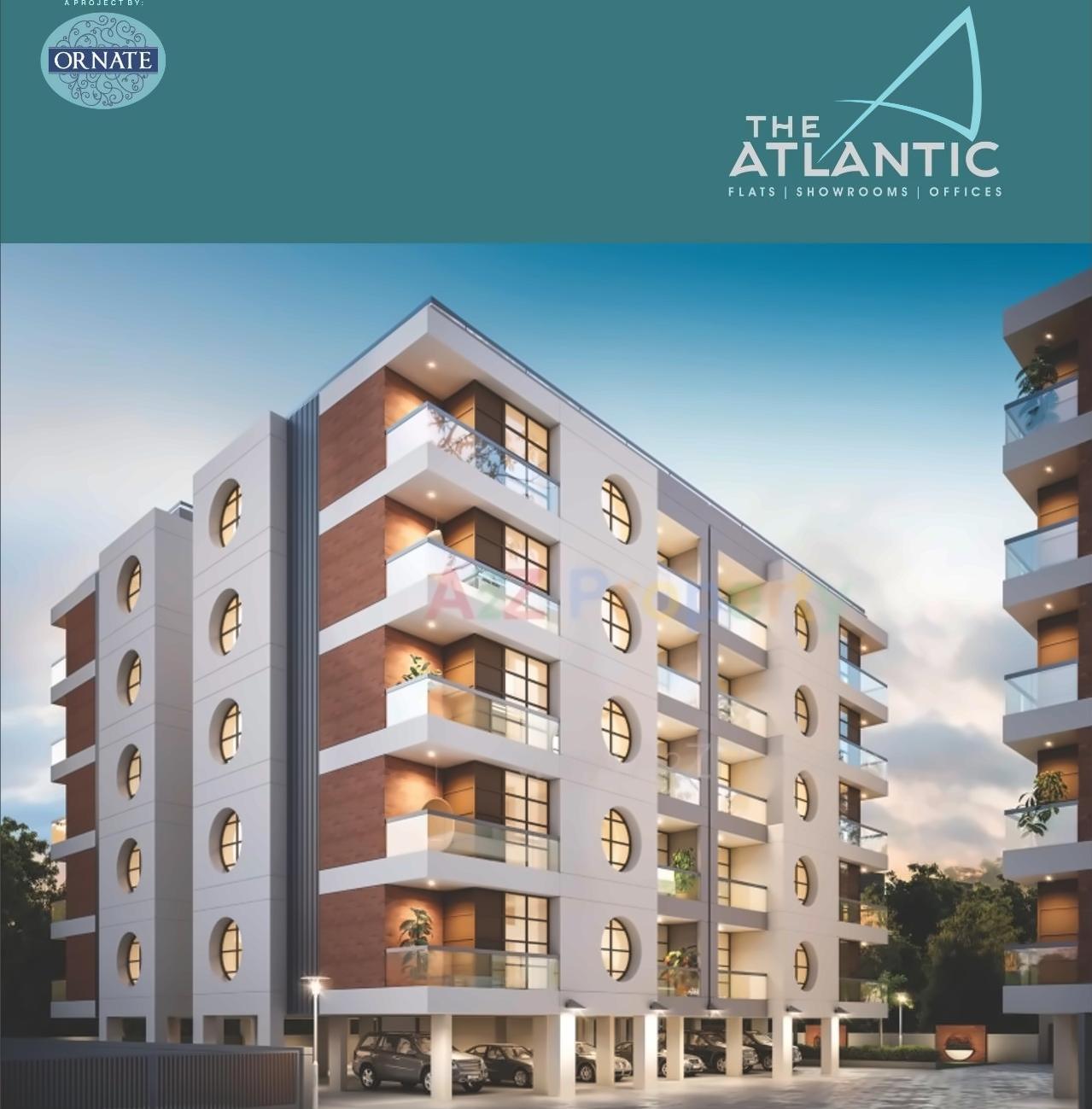 3D Elevation of real estate project The Atlantic (tower C   D) located at Tarsali, Vadodara, Gujarat