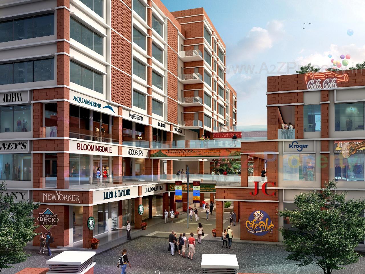 3D Elevation of real estate project The Baroda Crossway located at Vadodra-kasba, Vadodara, Gujarat