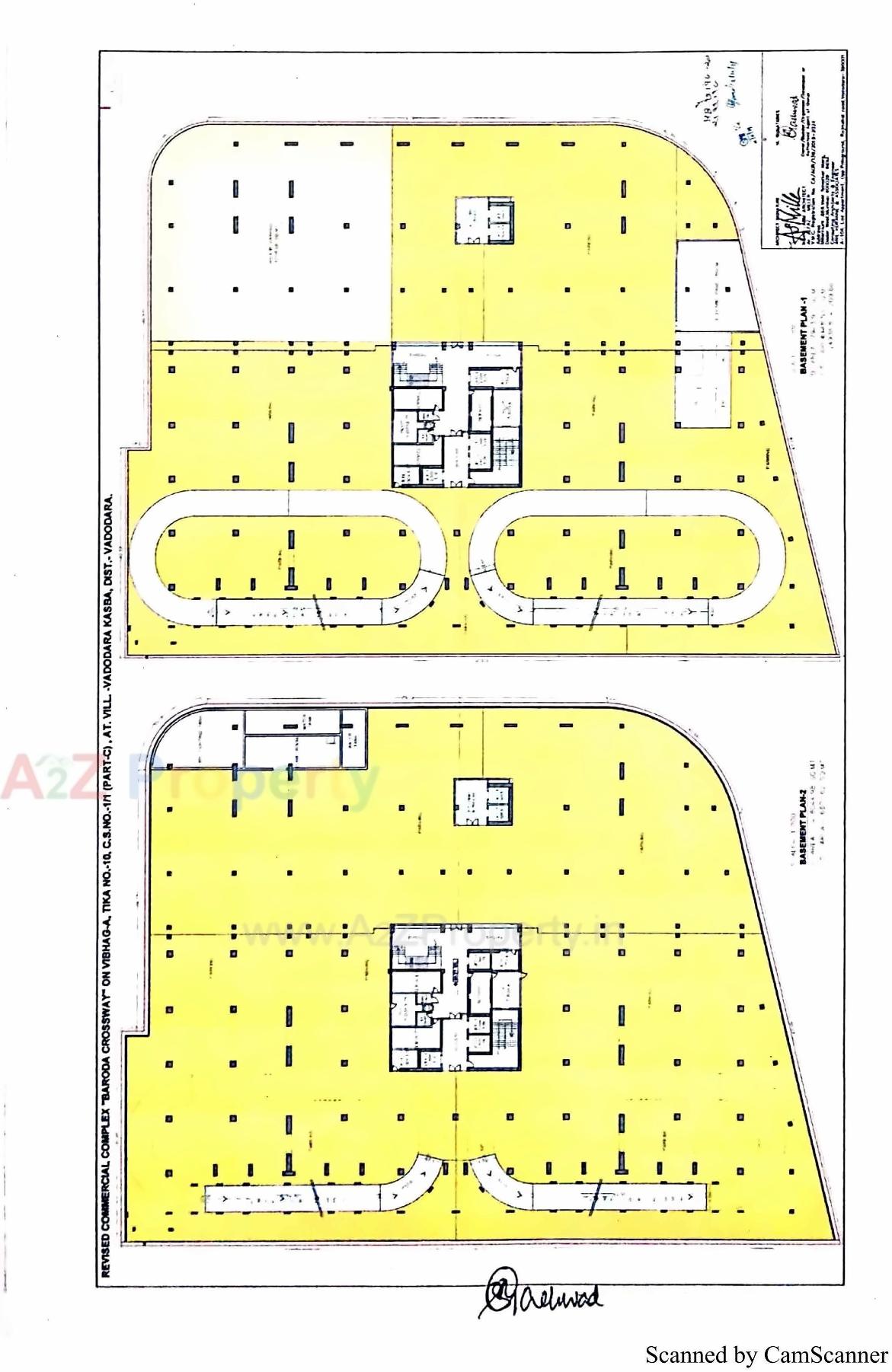 Layout of real estate project The Baroda Crossway located at Vadodra-kasba, Vadodara, Gujarat