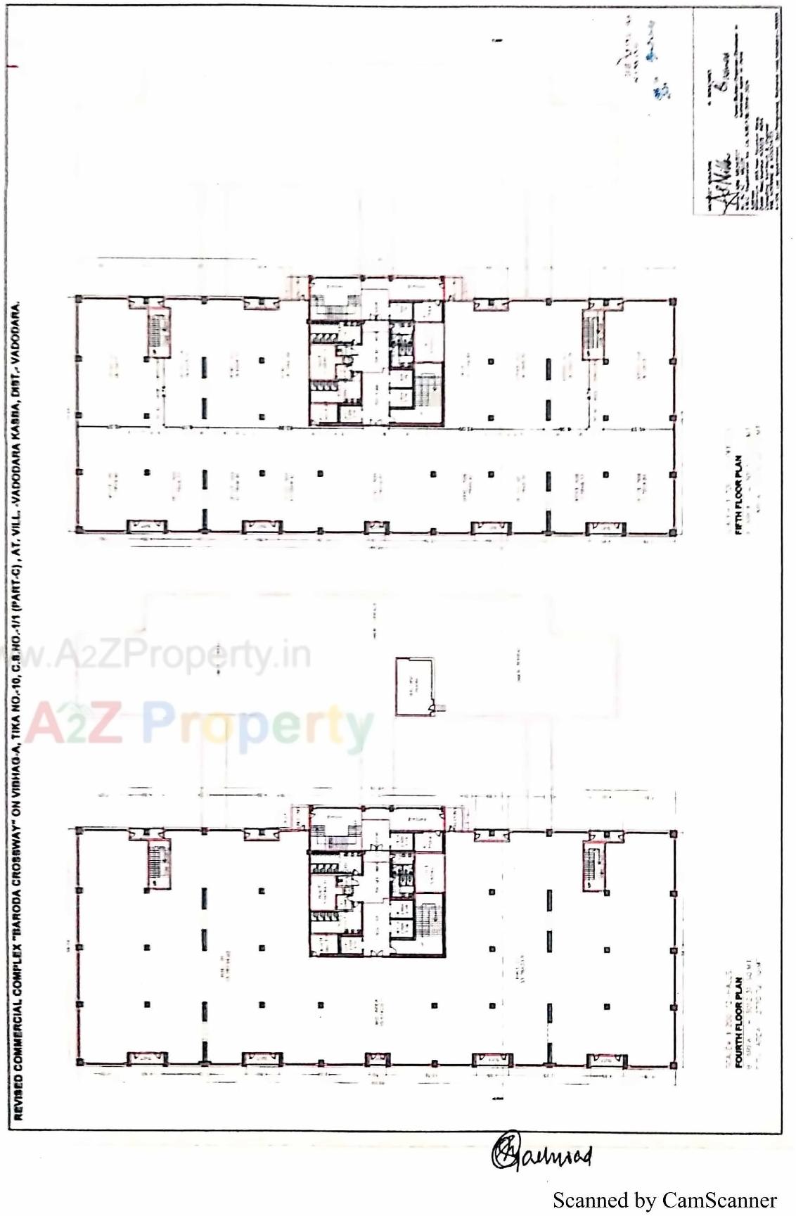 Layout of real estate project The Baroda Crossway located at Vadodra-kasba, Vadodara, Gujarat