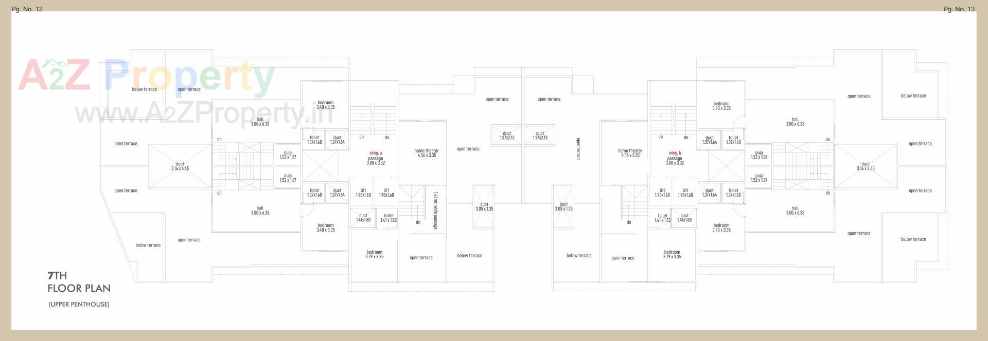 Layout of real estate project The Grand Krishna located at Harni, Vadodara, Gujarat