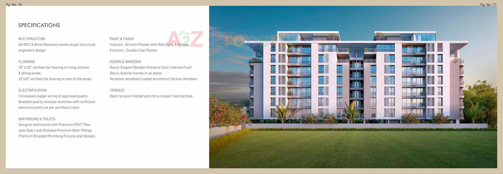 3D Elevation of real estate project The Grand Krishna located at Harni, Vadodara, Gujarat